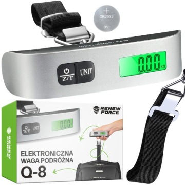 Дорожные весы, БАГАЖНЫЕ, туристические, авиационные, ручной ЖК-крючок, до 50 кг