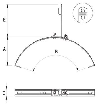 УНИВЕРСАЛЬНЫЙ ДЕРЖАТЕЛЬ ИЗ ОЦИНКОВАННОЙ СТАЛИ G5