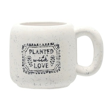 DONICZKA CERAMICZNA OSŁONKA NA KWIATY NOWOCZESNA KUBEK