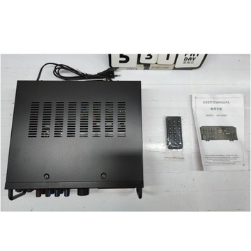 WZMACNIACZ HIFI GŁOŚNIKÓW STEREO BLUETOOTH 5.0 FM AUX DVD SD USB 2000W