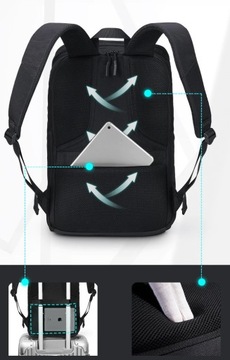 Рюкзак с тремя отделениями FRN5109 для ноутбука 15,6 см, легкий