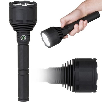 LATARKA LED TAKTYCZNA AKUMULATOROWA WOJSKOWA USB-C LAMPA 3000lm PRO VAYOX