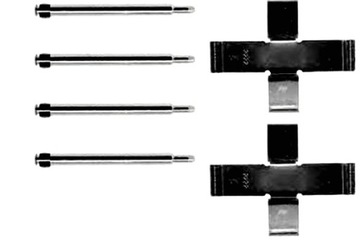 УСТАНОВОЧНЫЙ КОМПЛЕКТ ТОРМОЗНЫХ КОЛОДОК BREMBO. БРЕМБО