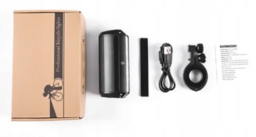 ВЕЛОСИПЕДНАЯ ЛАМПА ПЕРЕДНЯЯ ЗАДНЯЯ ВЕЛОСИПЕДНАЯ КОМПЛЕКТ МОЩНАЯ СВЕТОДИОДНАЯ ЗАРЯДКА TYPE-C