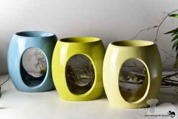 Большой КЕРАМИЧЕСКИЙ ароматический камин для масел и воска