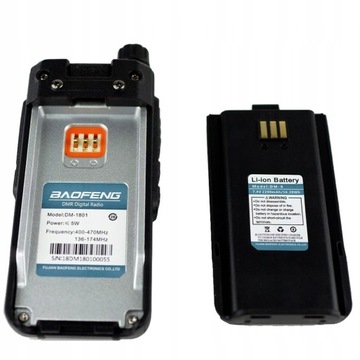 Рация Baofeng DM-1801 5 Вт DMR/FM, версия C