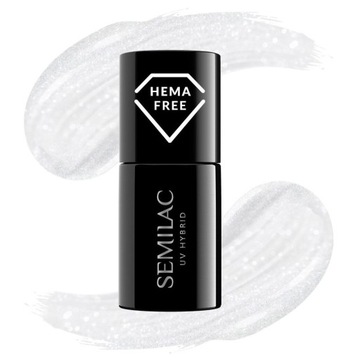 SEMILAC LAKIER HYBRYDOWY 237 WHITE PEARL 7ml
