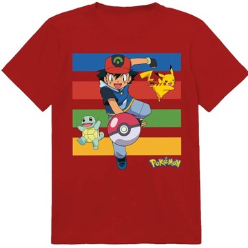 KOSZULKA DZIECIĘCA T-SHIRT DLA DZIECKA POKEMON 128 PREZENT JAKOŚĆ