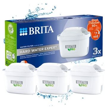 BRITA MAXTRA+ do twardej wody filtry 3 sztuki