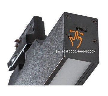 Удлиненный светильник для трехфазной трассы LINNEA