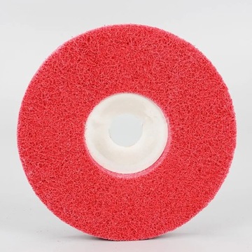 Czerwony styl 4 cale 100 MM Tarcza polers.nylonowa do szlifierki kąt..