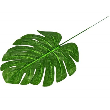 ЛИСТЬЯ ИСКУССТВЕННЫЙ МОНСТР 6 ШТ. ДЕКОРАТИВНЫЙ КРЕМ ДЕКОРАТИВНЫЕ ЦВЕТЫ