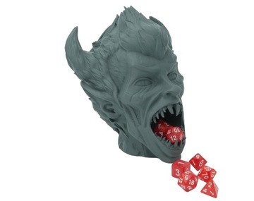 Wampir wieża do kości - Dice Tower Szary ciemny