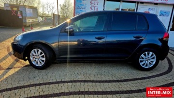 Volkswagen Golf VI Hatchback 5d 2.0 TDI 110KM 2009 Volkswagen Golf Zarejestrowany 2.0 Diesel 110KM, zdjęcie 8