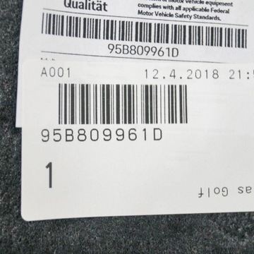 KRYT RÁFKY PORSCHE MACAN 95B ORIGINÁLNÍ 95B809961D