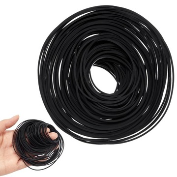 100SZT PASKI NAPĘDOWE DO MAGNETOFONU KOMPLET CZARNY