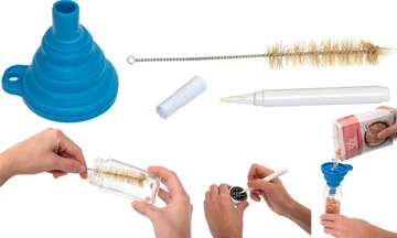 НАБОР ОРГАНИЗАТОРА ДЛЯ СПЕЦИЙ ИЗ 24 БАНОК 120 МЛ + ЭТИКЕТКИ + АКСЕССУАРЫ