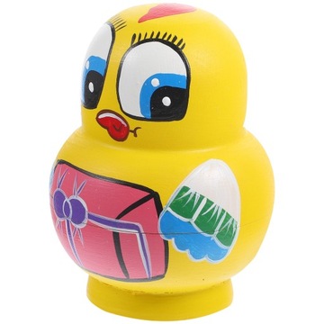 Деревянные детские игрушки Матрешка-животное 10 шт.