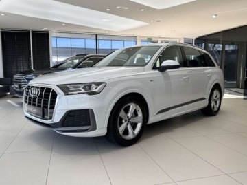 Audi Q7 II SUV Facelifting  3.0 45 TDI 231KM 2022 Audi Q7 S Line Quattro Regulowane zawieszenie CarPlayAndroid Auto LED