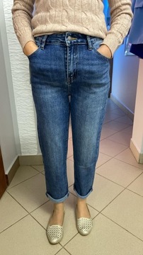 Spodnie Slim Straight High Jeans