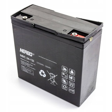 Akumulator NERBO do skutera elektrycznego 12V 24Ah