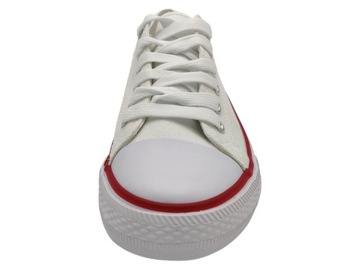 Buty sportowe Trampki damskie Tenisówki niskie białe KLASYCZNE 38
