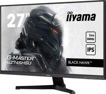 IIYAMA 27-дюймовый монитор Black Hawk G-Master G2745HSU-B1 IPS/FHD/100 Гц/1 мс