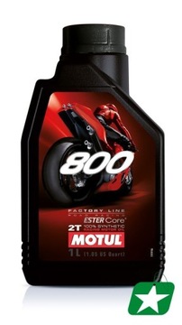 МОТОРНОЕ МАСЛО 2Т MOTUL 800 FACTORY ROAD RACING 1Л (MOTUL: 110085)