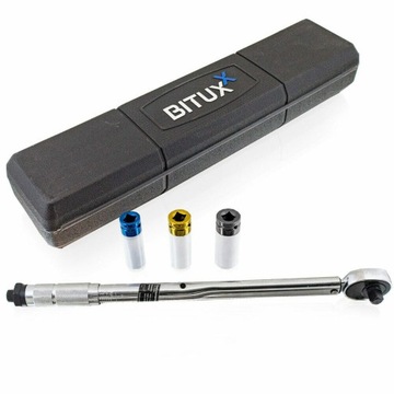 KLUCZ DYNAMOMETRYCZNY Z GRZECHOTKĄ 17MM 19MM 21MM