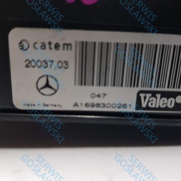 MERCEDES 169 W245 R251 164 RADIÁTOR ELEKTRICKÁ