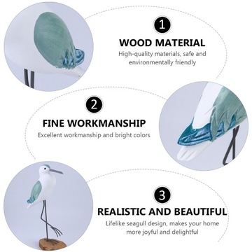 Морское украшение стола с фигуркой чайки Nordic D.