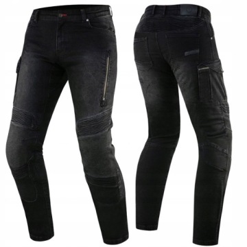 REBELHORN SPODNIE MOTOCYKLOWE VANDAL BLACK 34/34