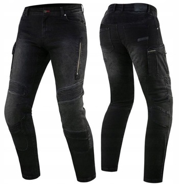 REBELHORN SPODNIE MOTOCYKLOWE VANDAL BLACK 40/32