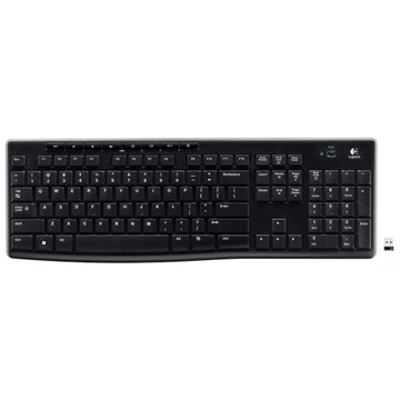 Logitech K270 bezprzewodowa klawiatura CE, czarna