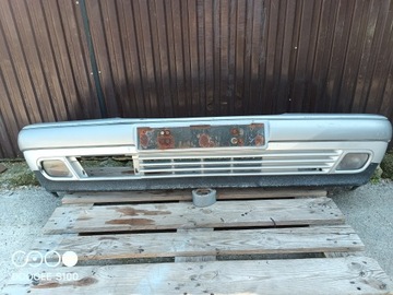 Mercedes W210 95-99 zderzak przód przedni Srebrny