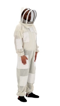 BLUZA PSZCZELARSKA ZASUWANA KAPELUSZ ODPINANY KOMBINEZON PSZCZELARSKI L