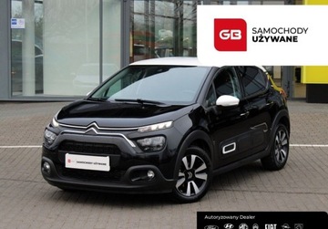 Citroen C3 III Hatchback Facelifting 1.2 PureTech 110KM 2023 Citroen C3 1.2 110KM MAX Kamera cofania MirrirScreen SalonPL SerwisASO FVm