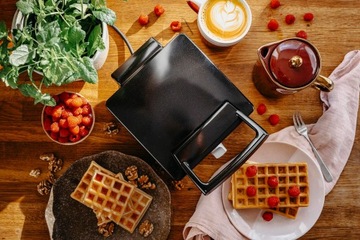 БОЛЬШАЯ ТВЕРДАЯ ВАФЕЛЬЧИКА 2000 Вт XXL 2 ХРУСТЯЩИЕ ПУШИСТЫЕ ВАФЛИ БОЛЬШОЙ ТОСТ