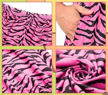 Костюм 80-х DISCO RAPER OUTFIT, РОЗОВЫЙ, 80-е, размер XL