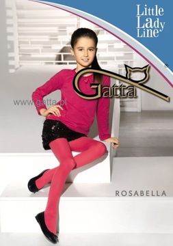 GATTA ROSABELLA непрозрачные колготки 128-134 белые