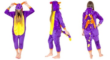 KOSTIUM ONESIE KIGURUMI CIEPŁA PIŻAMA JEDNOCZĘŚCIOWA KOMBINEZON DRES XL