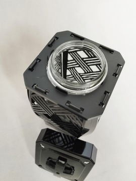 ГЛАМУРНЫЙ ФОНАРЬ ИЗ РОТАГА, ЧЕРНЫЙ, 25 см