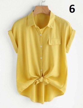 ЭЛЕГАНТНАЯ, МОДНАЯ ЖЕНСКАЯ РУБАШКА, БЛУЗКА, ЦВЕТА XL