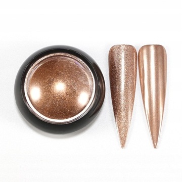 BROKAT DO PAZNOKCI EFEKT LUSTRA MIRROR + PACYNKA