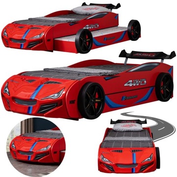 МВН 1 Машинка-кровать ЭКО на 2 человека, машина с выдвижным ящиком R