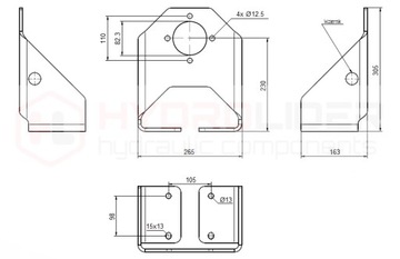 МУЛЬТИПЛИКАТОР 1:3,8 Вт + ГИДРОЛИДЕРНЫЙ НАСОС ДЛЯ Унитаза 80 Л