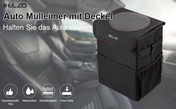 АВТОМОБИЛЬНЫЙ МУСОРНЫЙ БАК С СУМКОМ-ОРГАНИЗАТОРОМ