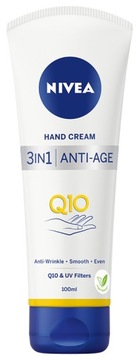 NIVEA Anti-Age 3w1 Krem przeciwzmarszczkowy do rąk z filtrem uv 100ml