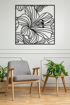 3D настенное украшение A72 ЦВЕТОК 60см картина