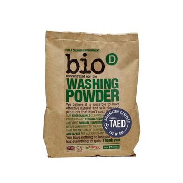 Bio-D Skoncentrowany, hipoalergiczny, niebiologiczny proszek do prania 1 kg
